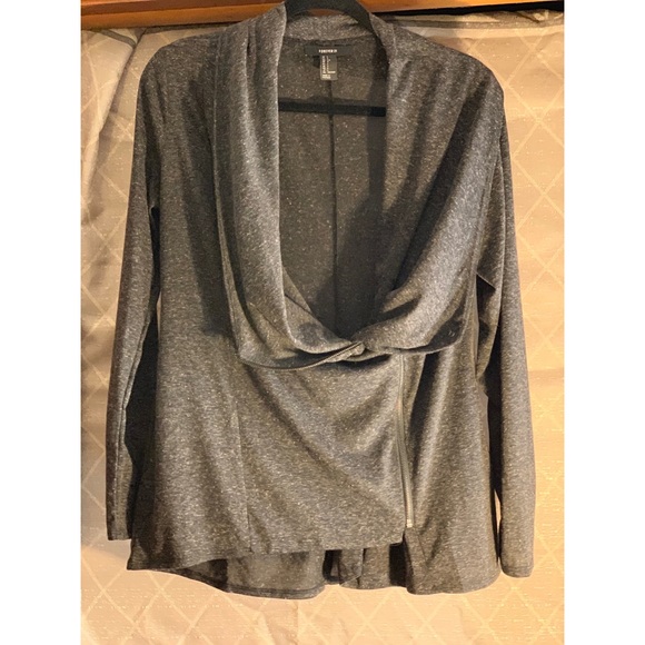 Forever 21 Sweaters - Forever 21 grey cardigan size L